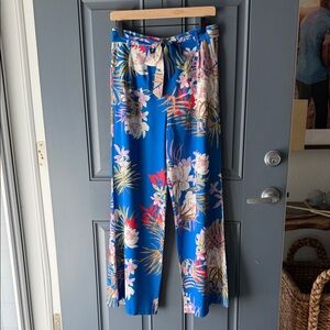 Floral Wide-Leg Pants